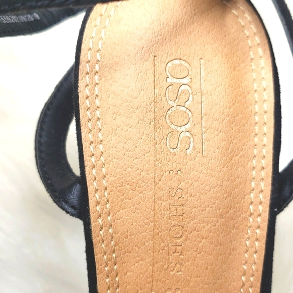 ASOS DESIGN Perfection cut out stiletto heels in black NEW - Picture 9 of 15